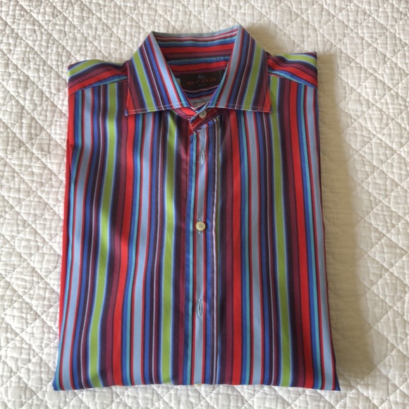 Etro Other - Men’s multi Etro color stripes Long sleeves  shirt